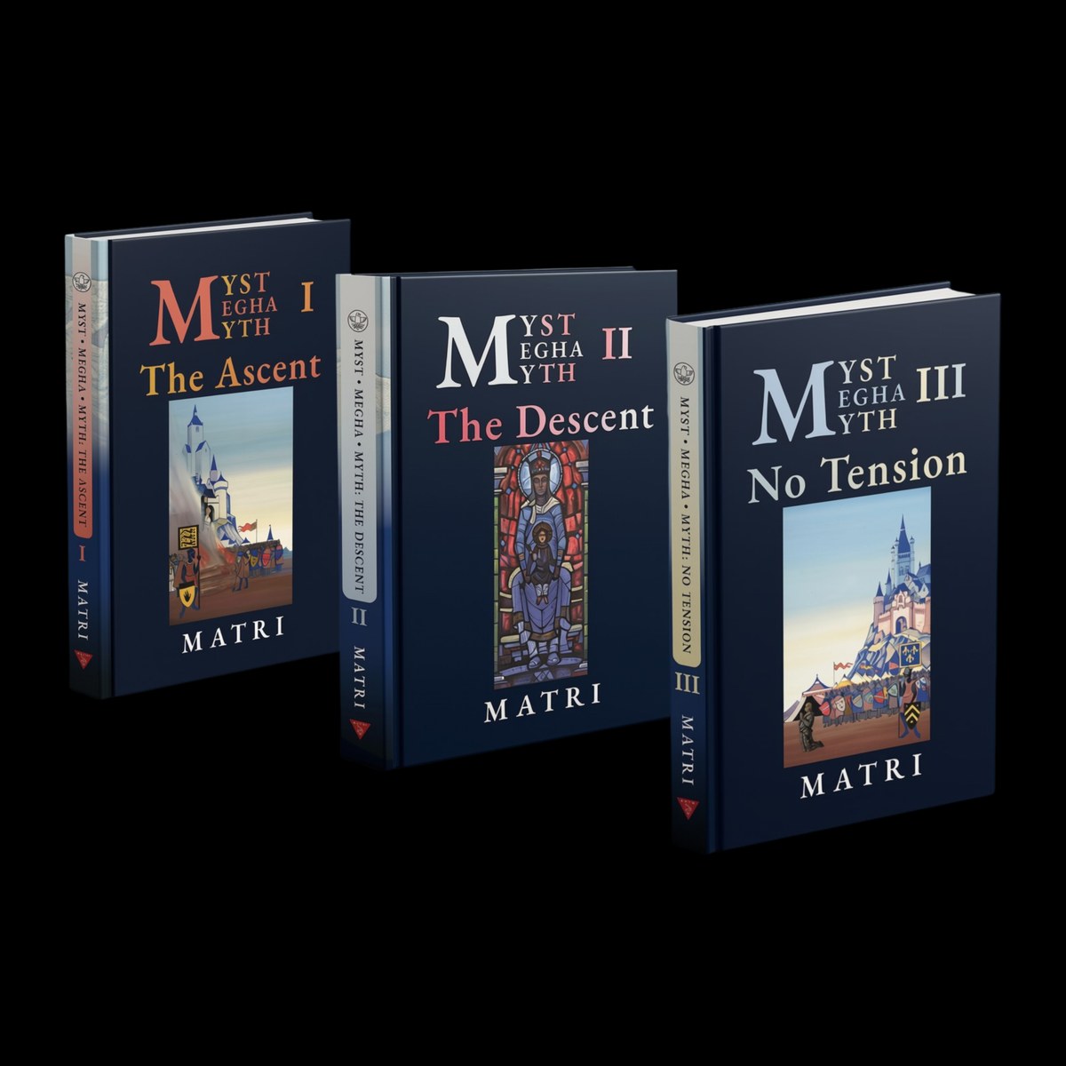 MYST MEGHA MYTH — the three hardcovers