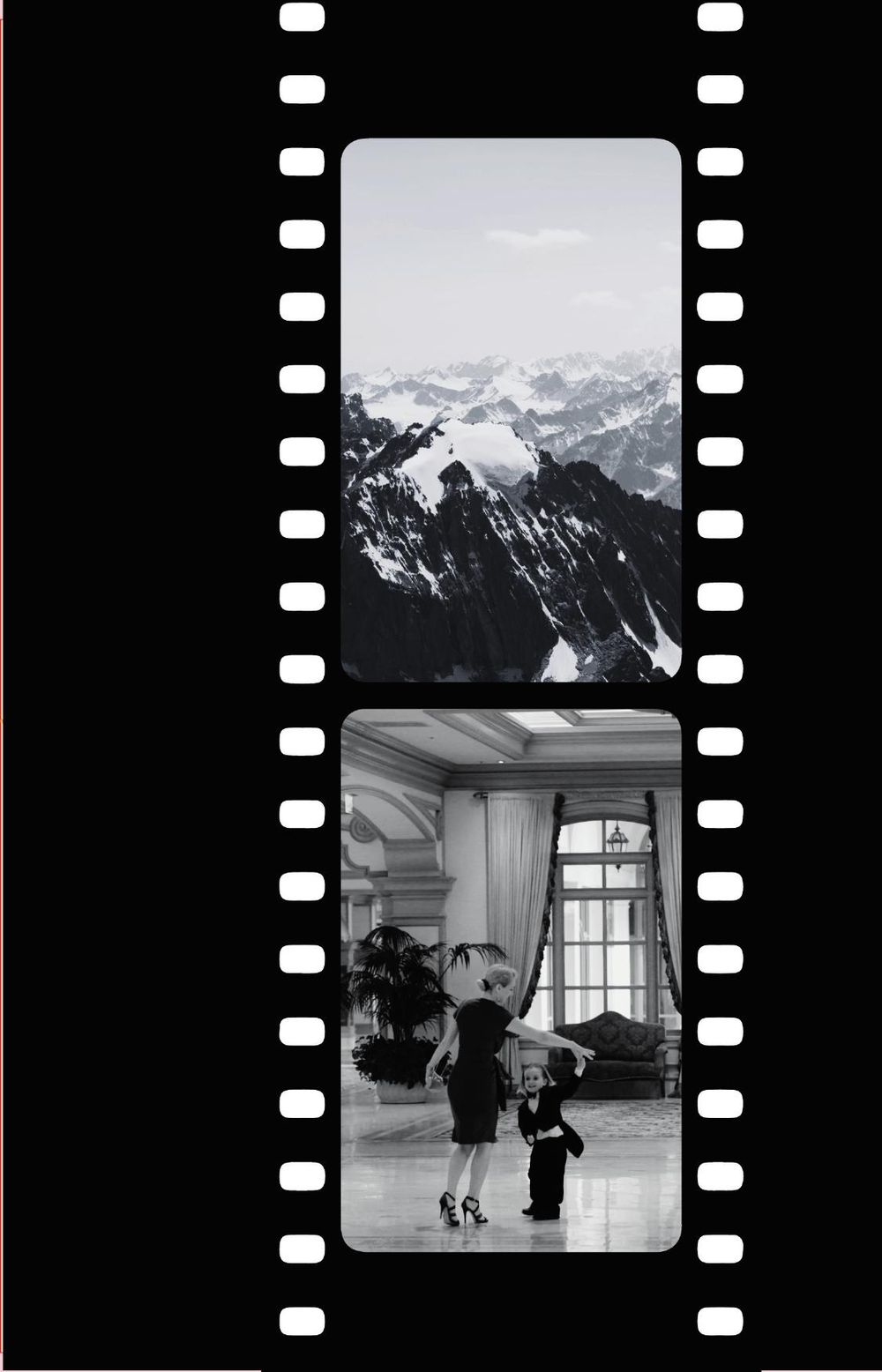 and the film strip facing it