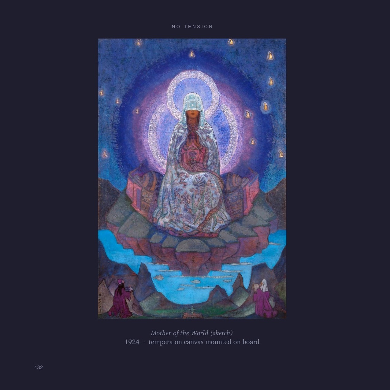 Part III closes &mdash; Nicholas Roerich, <em>Mother of the World (sketch)</em>, 1924