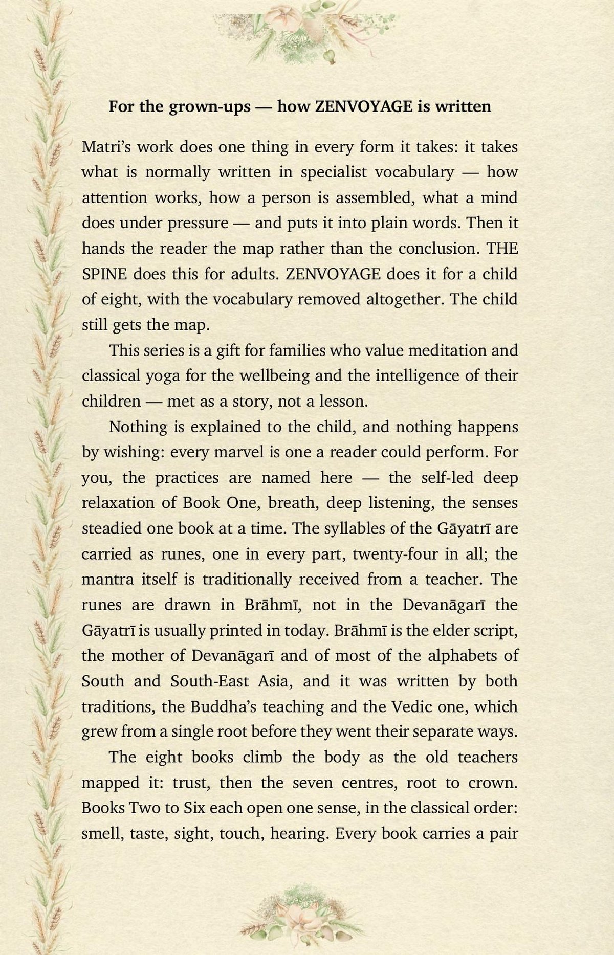 For the grown-ups &mdash; how ZENVOYAGE is written