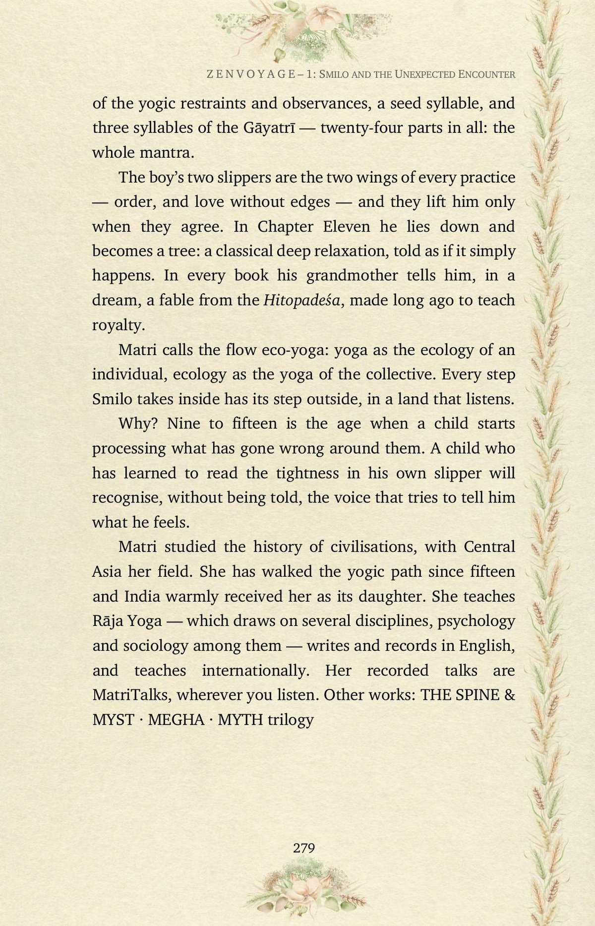 and how a child is meant to read it